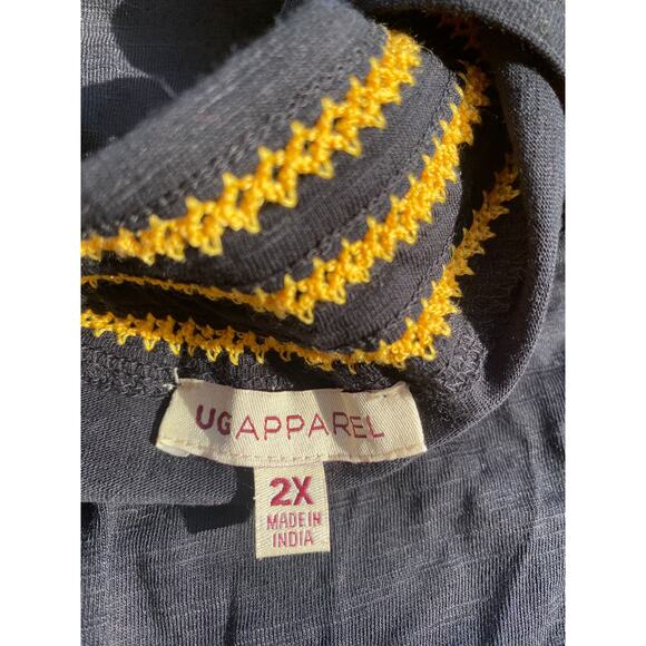 UGG Mens 2X T-Shirt Size Large Stretch black Short Sleeve - Picture 3 of 4